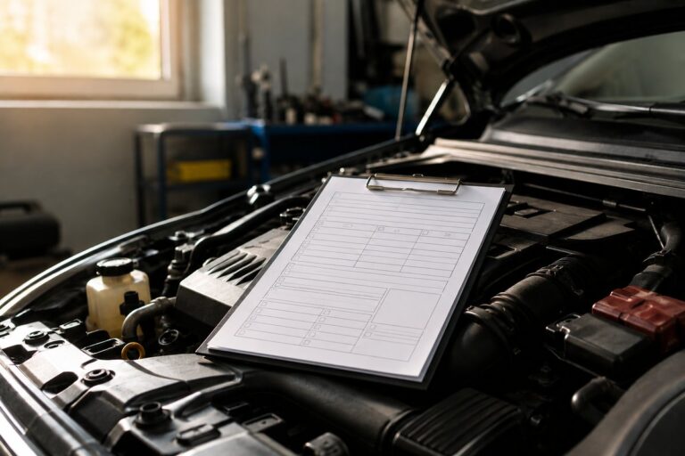 Informe pericial de vicios ocultos de un coche: checklist de inspección sobre el motor